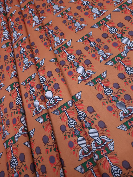 Trendy Digital Print Muslin Fabric